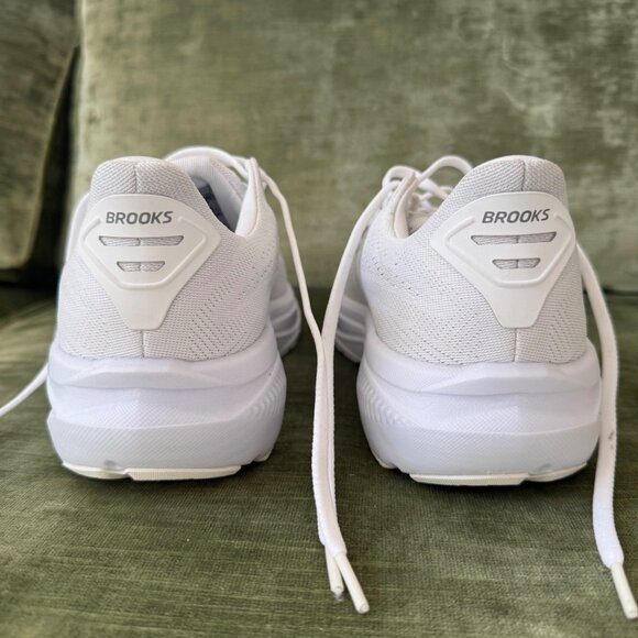 Brooks Ghost 17 Womens White Mesh Running Shoes Size 9 Wide New Without Box - Picture 5 of 9